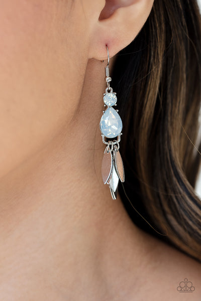 Tropical Tranquility - White earrings