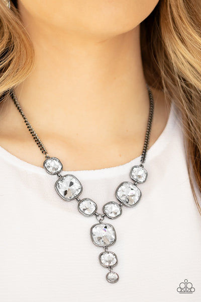 Legendary Luster - Black gunmetal necklace