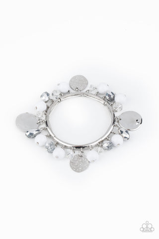 Charming Treasure - White Bracelet