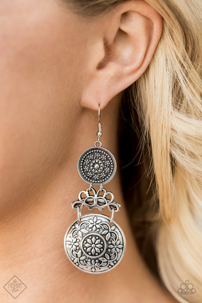 Garden Adventure - Silver Earrings Fashion Fix August 2020