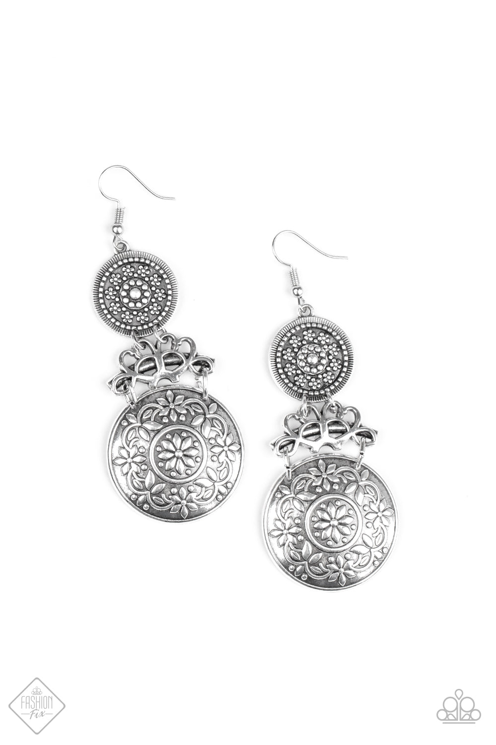 Garden Adventure - Silver Earrings Fashion Fix August 2020