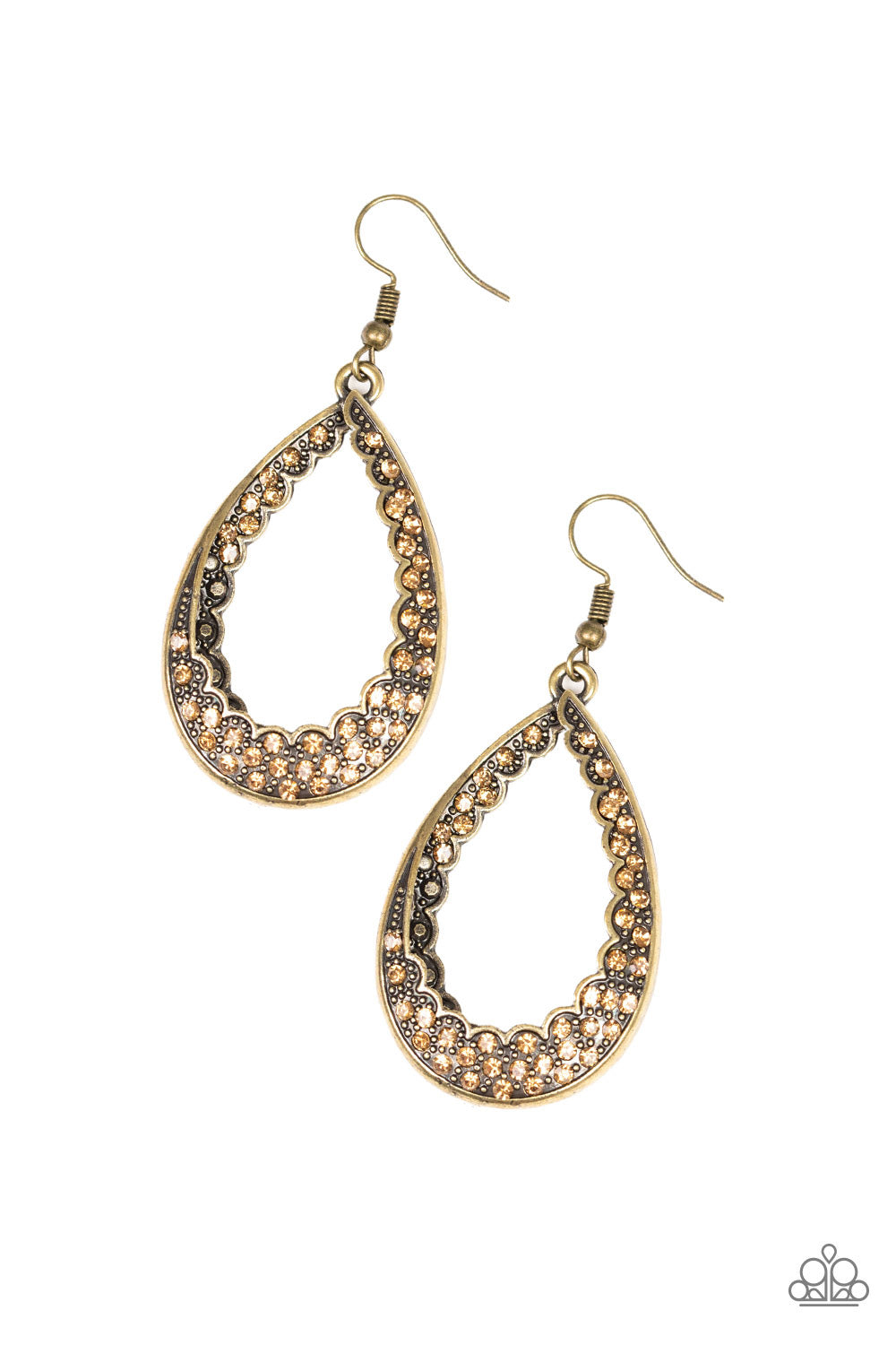 Royal Treatment - Brass earrings