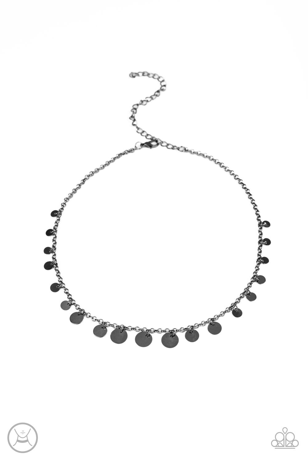 Minimal Magic - Black Gunmetal Necklace