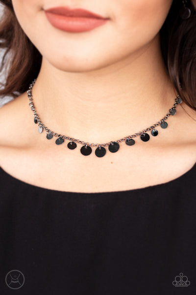 Minimal Magic - Black Gunmetal Necklace