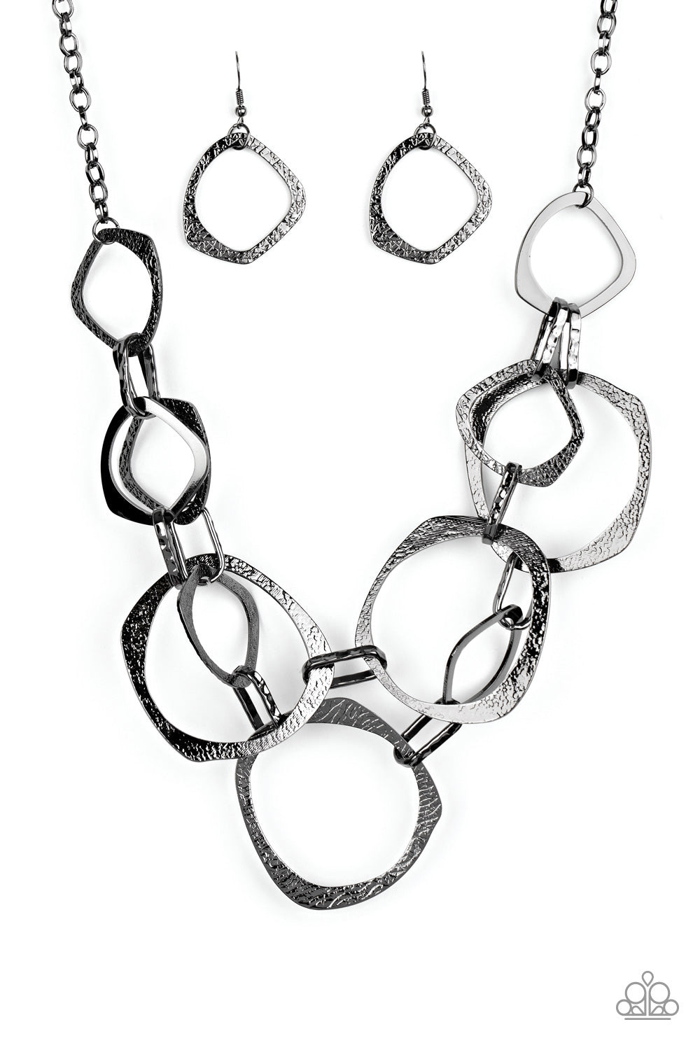 Salvage Yard - Black Gunmetal Earring