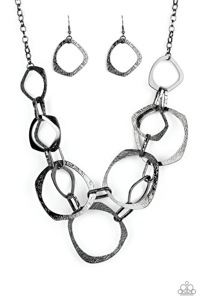 Salvage Yard - Black Gunmetal Earring