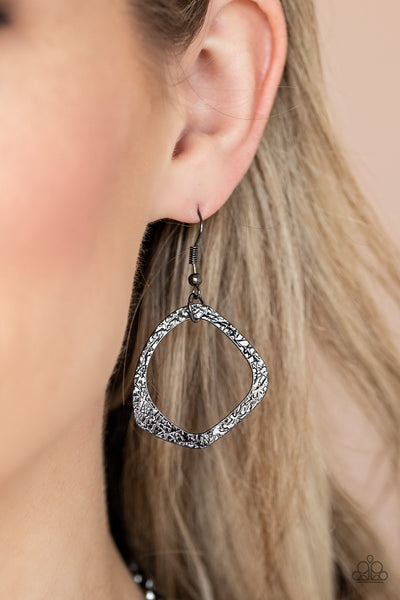 Salvage Yard - Black Gunmetal Earring