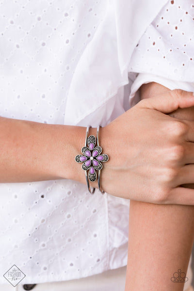 Go With The FLORALS - Purple Bracelet Fashion Fix July 2020