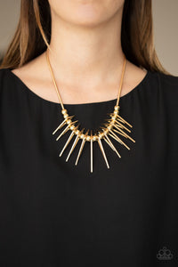 Fully Charged - Gold Necklace