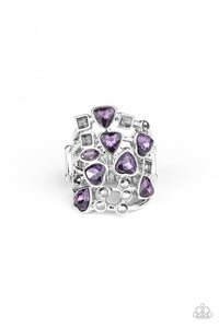 Glitter Flirt - Purple Ring