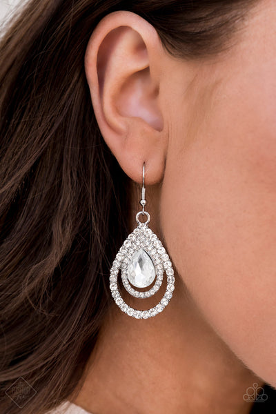 So The Story GLOWS - White earrings Fashion Fix July 2020