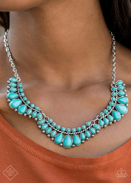 Naturally Native - Blue Necklace Fashion Fix 09/2020