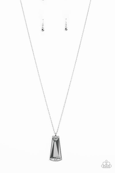 Empire State Elegance - Silver Necklace