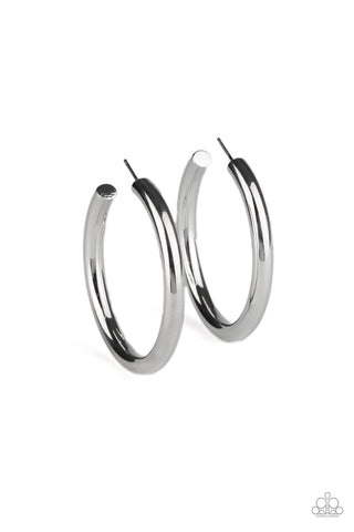 Hoop Hustle - Silver Earring