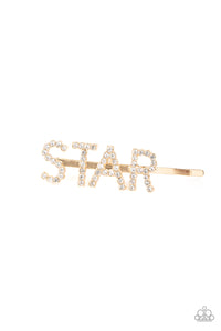 Star In Your Own Show - Gold Hair clip