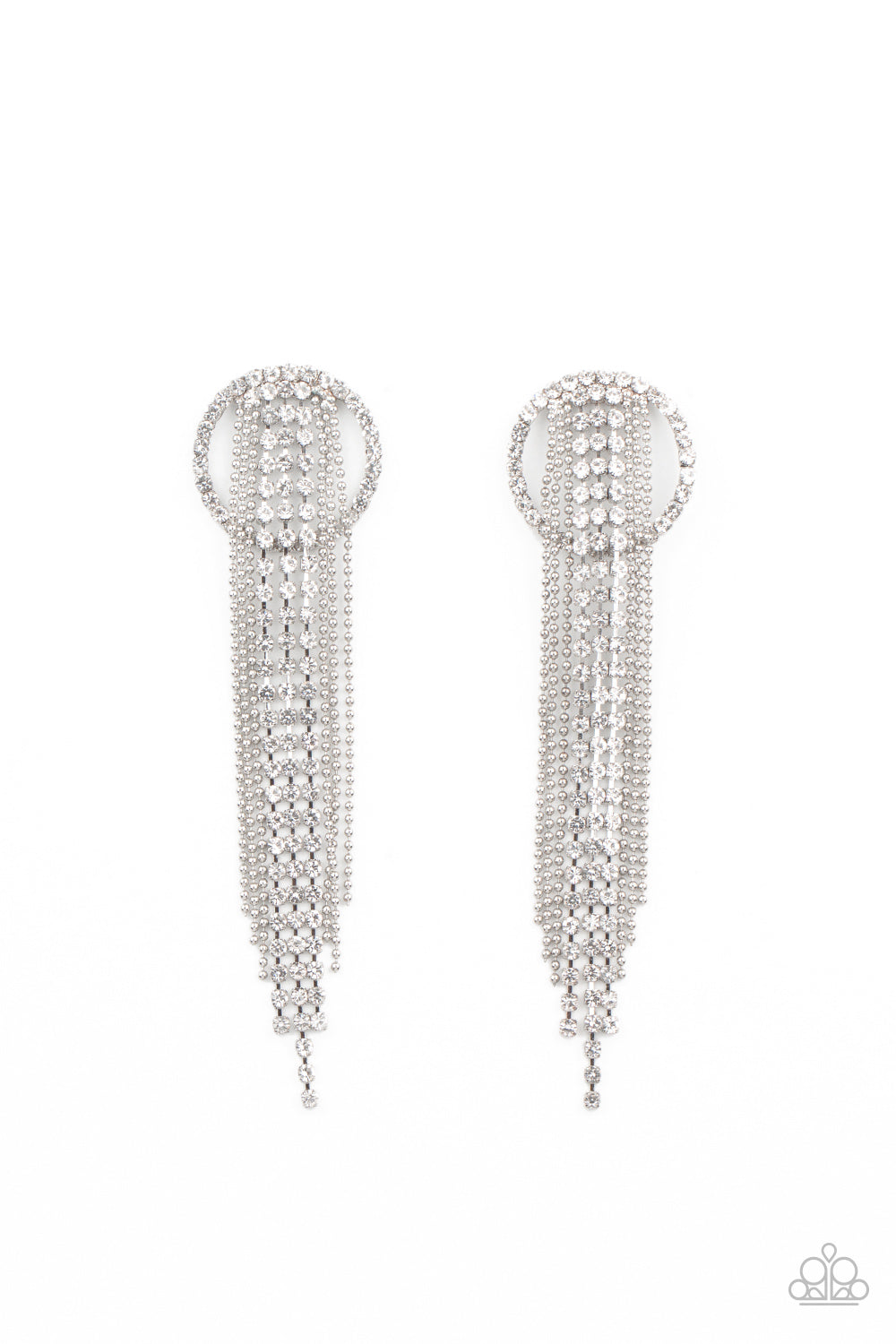 Dazzle by Default - White Earring LOP