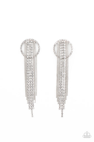 Dazzle by Default - White Earring LOP