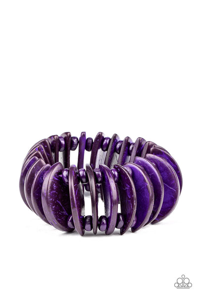 Tropical Tiki Bar - Purple Bracelets