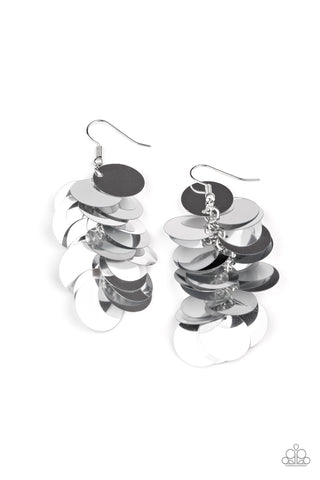 Now You SEQUIN It - Silver earrings LOP