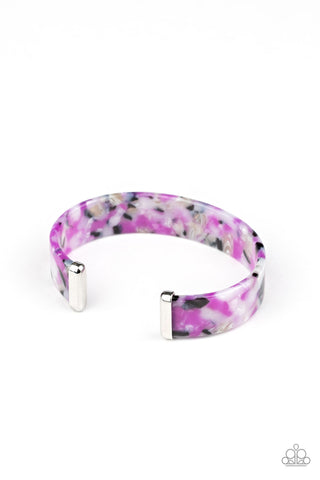 Its Getting HAUTE In Here - Purple Bracelet