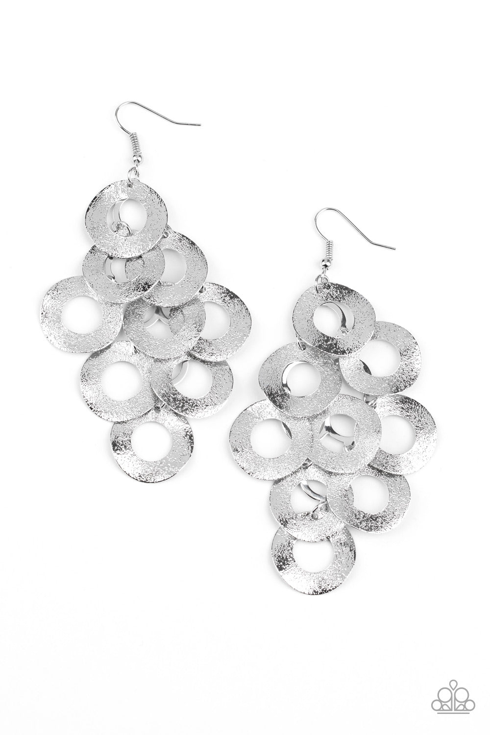 Scattered Shimmer - Silver Earring