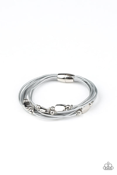 Raw Edge - Silver Bracelet