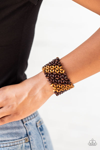 Island Expression - Brown Bracelet