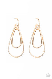 Droppin Drama - Gold Earrings