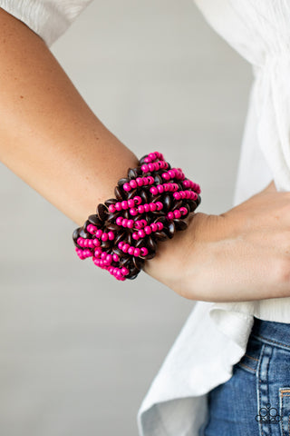 Cozy in Cozumel - Pink Bracelet