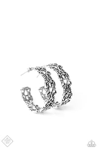 Laurel Wreaths - Silver Earring Fashion Fix Dec 2020