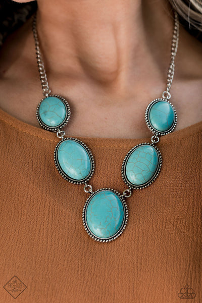 River Valley Radiance - Blue Necklace Fashion Fix Dec 2020