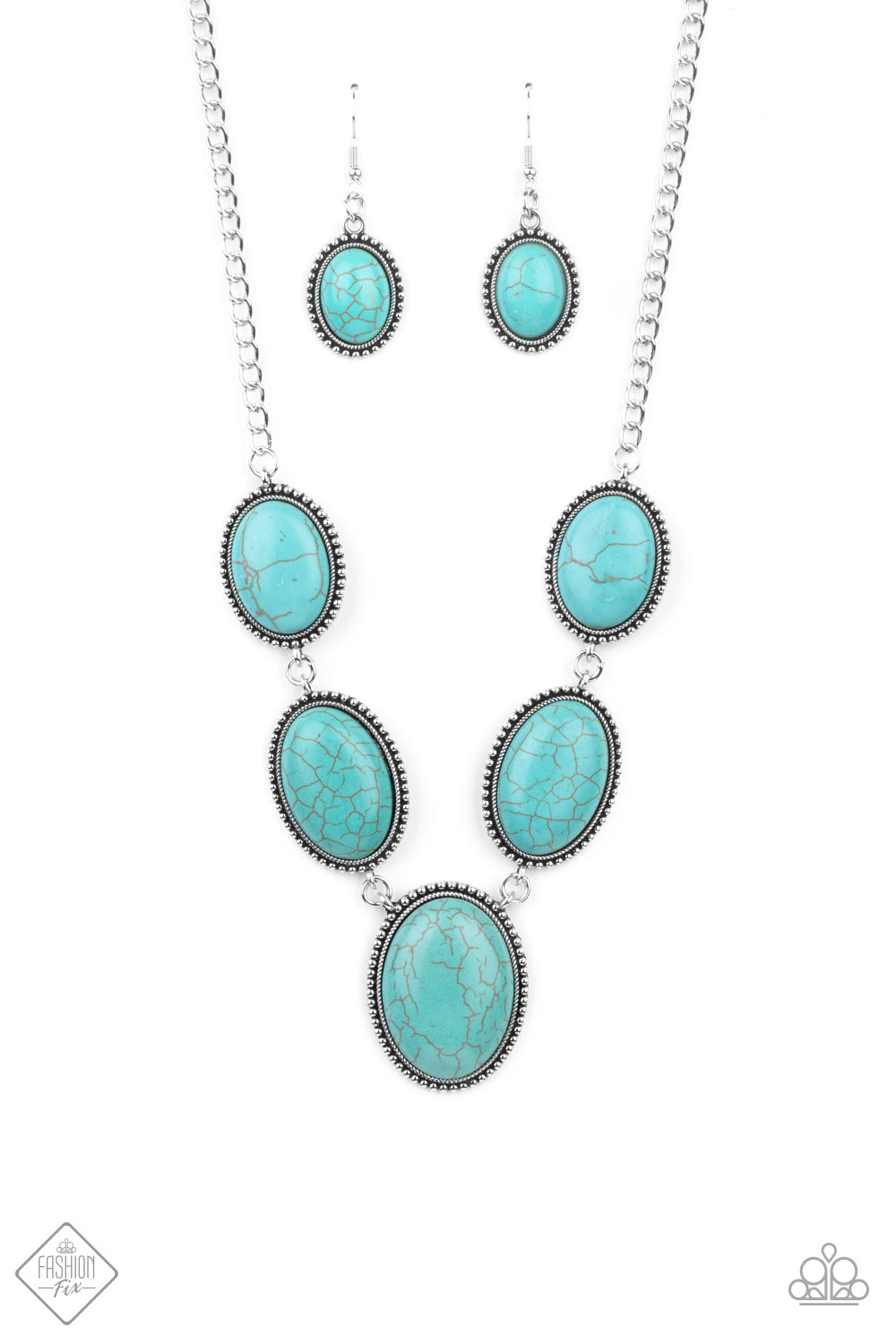 River Valley Radiance - Blue Necklace Fashion Fix Dec 2020