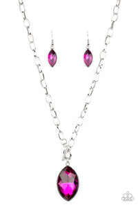 Unlimited Sparkle - Pink Necklace