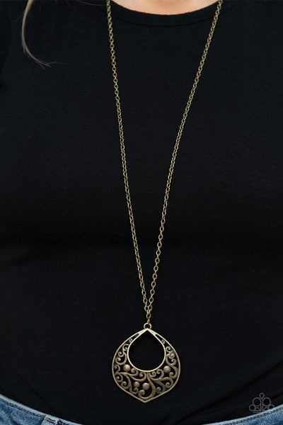 Venetian Vineyards - Brass Necklace