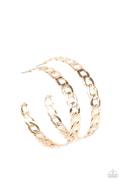 Climate CHAINge - Gold Earring