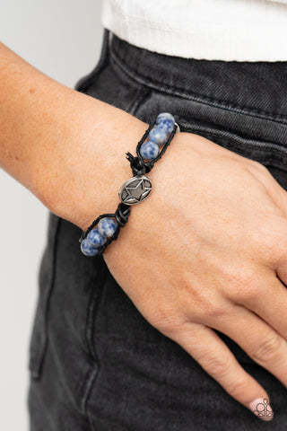 Homespun Stones - Blue Bracelet