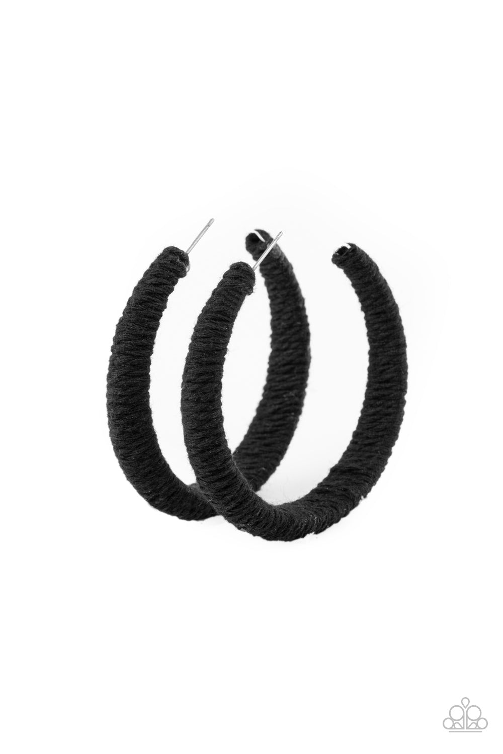 TWINE and Dine - Black Earring hoop
