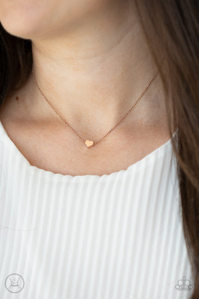 Humble Heart - Rose Gold Necklace Heart