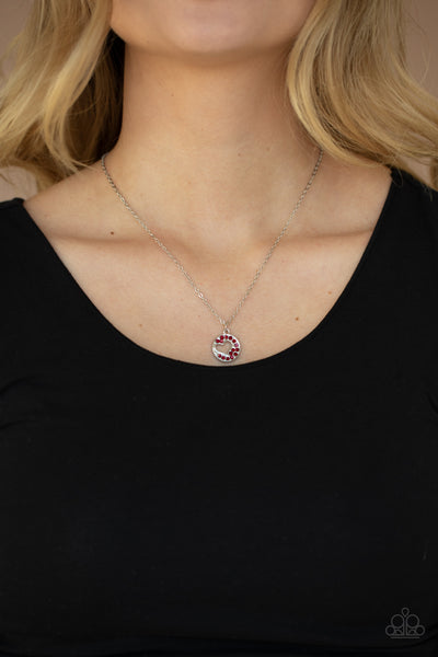 Bare Your Heart - Red Necklace Heart