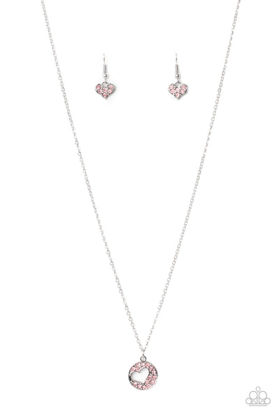 Bare Your Heart - Pink Necklace Heart