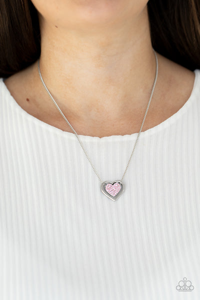 Game, Set, MATCHMAKER - Pink Necklace Heart