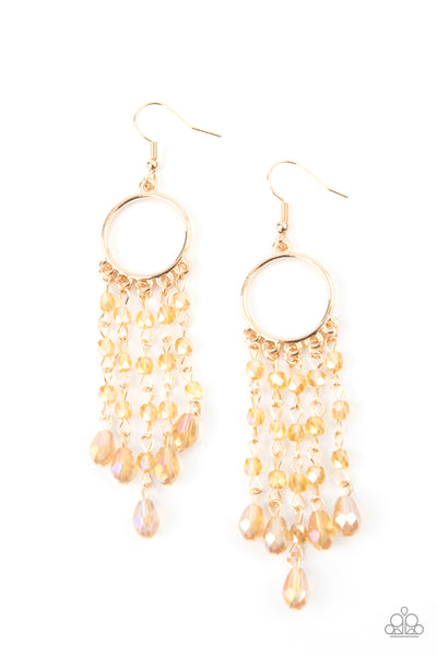 Dazzling Delicious - Gold Earring