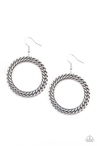 Above The RIMS - Silver Earrings