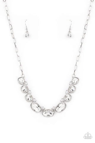 Gorgeously Glacial - White Necklace LOP