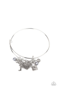 Here Comes Cupid - Silver Bracelet Heart