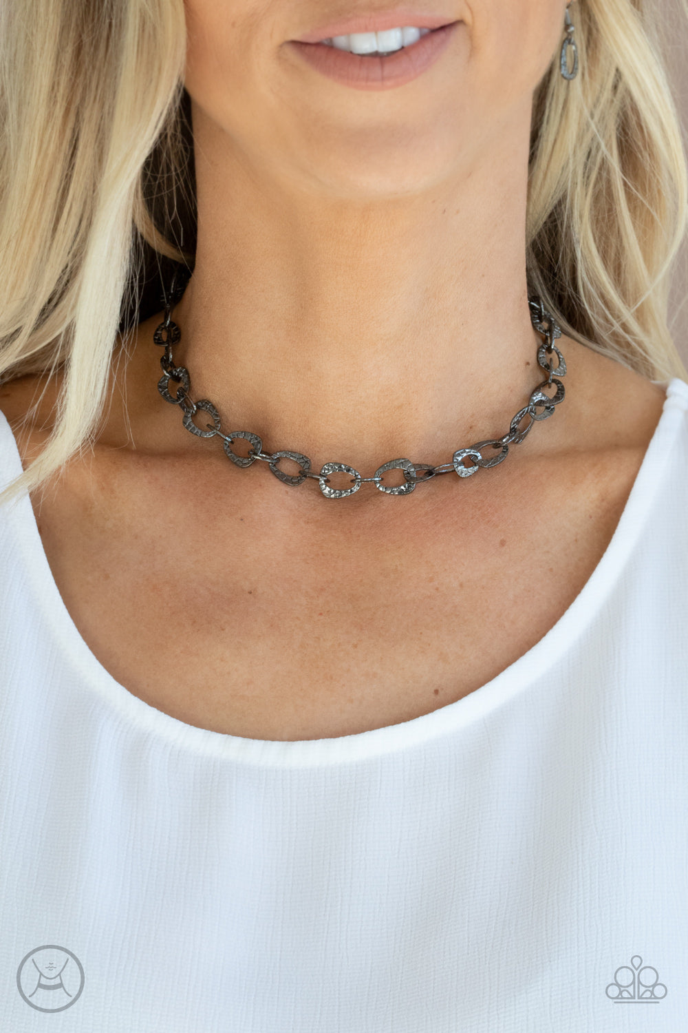 Urban Safari - Black Gunmetal Necklace