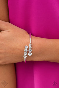 Defying Dazzle - White Bracelet Fashion Fix Feb 2021