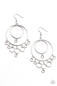 Roundabout Radiance - Silver Earring