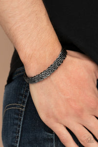 Metamorphosis - Black Gunmetal  Urban Men Bracelet