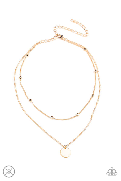 Modestly Minimalist - Gold choker Necklace